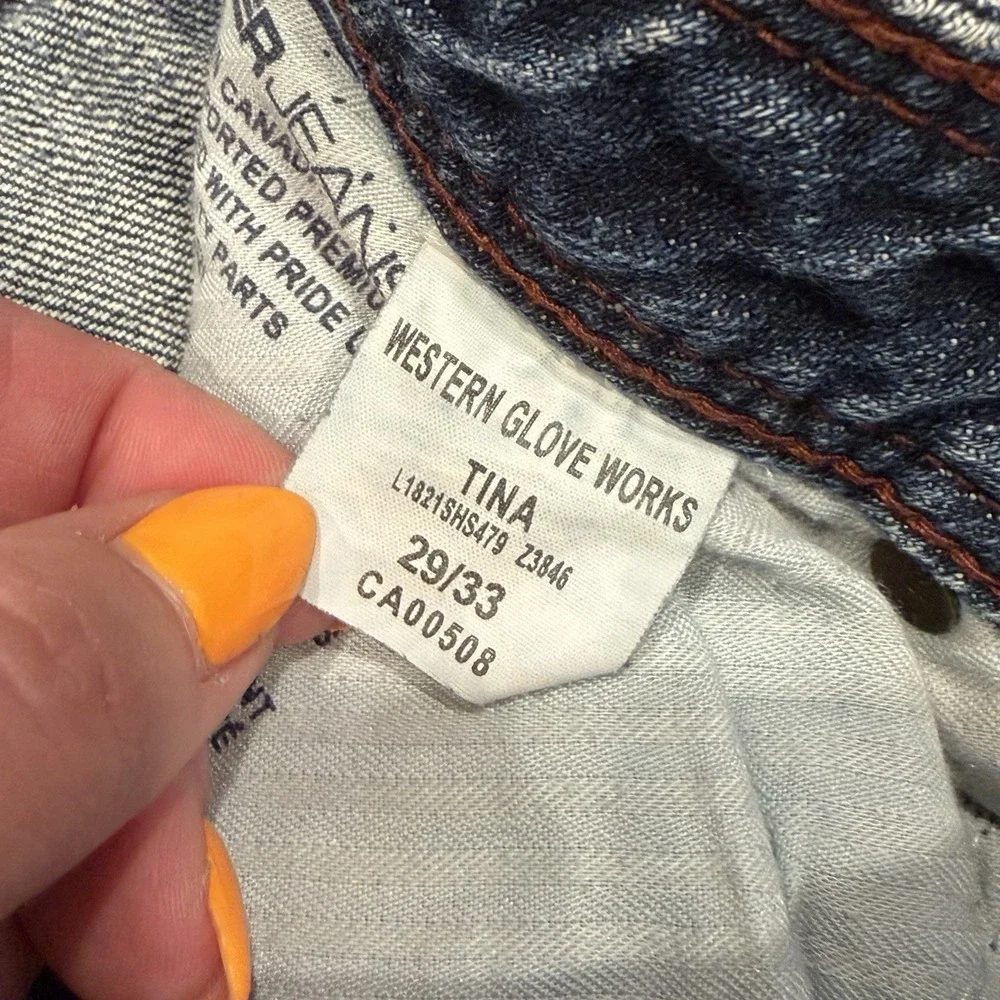 Silver Jeans Women's Tina Bootcut Low Rise Stretch 29x33 Denim Blue Y2K 2000s